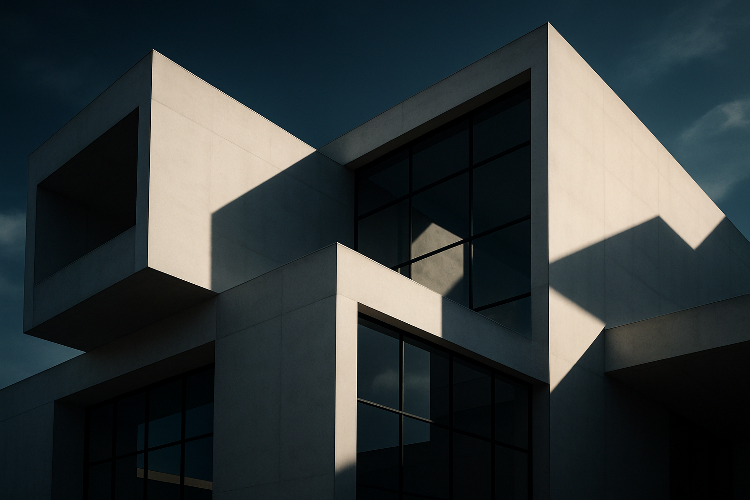 Modern office building designed by architect Luis Portas de Ibérico Nogueira